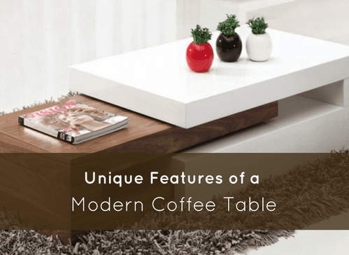 HOG 3 unique features for modern coffee table