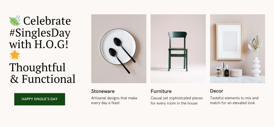 Celebrate 11.11 Singles' Day with 11% Off on Hog Furniture's Home, Office, and Garden Essentials!