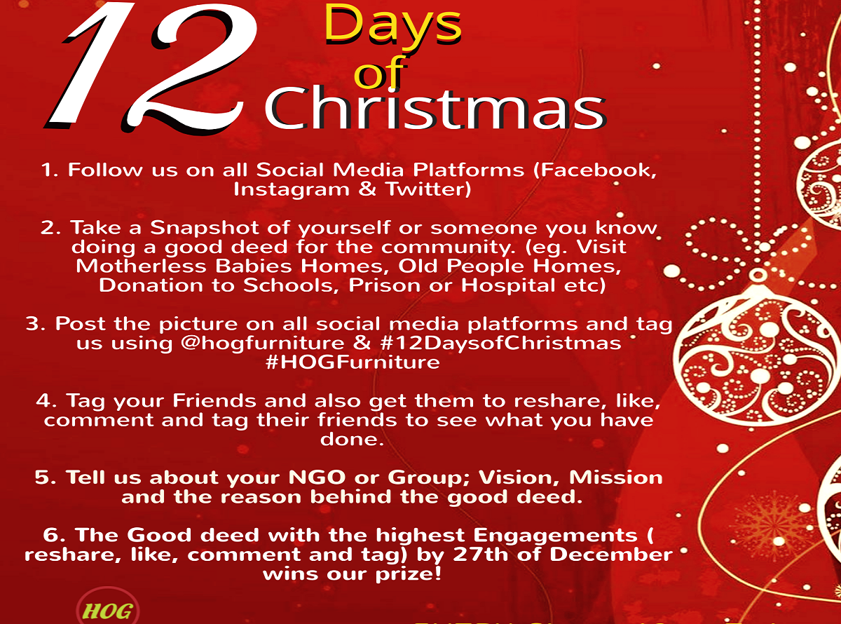 HOG 12 days of christmas