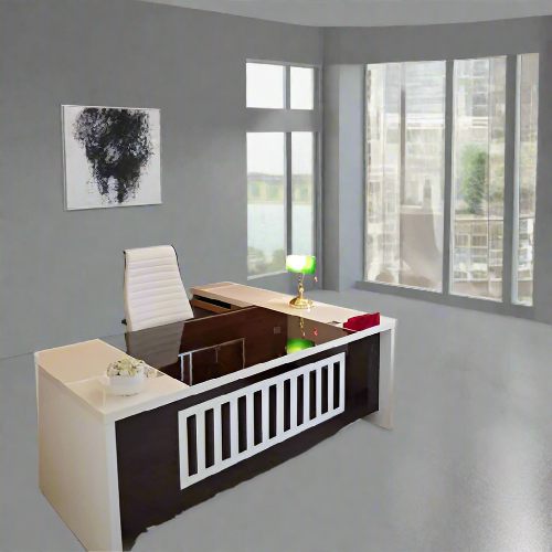 1.6 Meter Executive Glass Top Table (Table Only) Order Now @HOG Online Marketplace