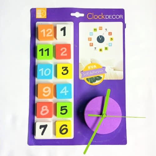 Self Adhesive Kids Clock  HOG-Home Office Garden online marketplace
