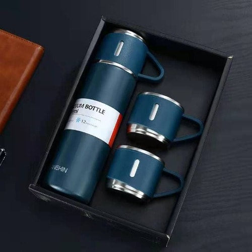 500ml Vacuum Thermos Flask With 2 Cups Set - Corporate Gift Set  Home Office Garden | HOG-Home Office Garden | online marketplace 
