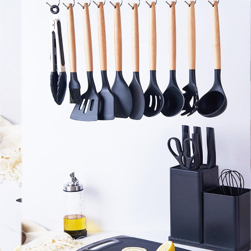 19-in-1 Kitchen Utensils and Knife Set with Block. Home Office Garden | HOG-HomeOfficeGarden | online marketplace