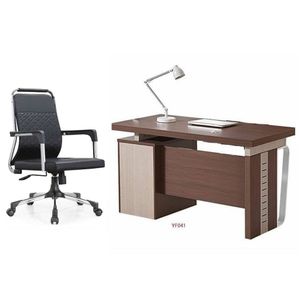 1.4 Metre Office Desk-Brown Home Office Garden | HOG-HomeOfficeGarden | HOG-Home.Office.Garden