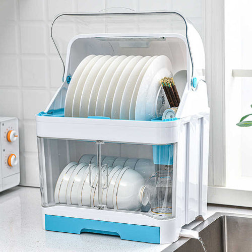 2-Layer Kitchen Dish Rack with Lid. Home Office Garden | HOG-HomeOfficeGarden | online marketplace