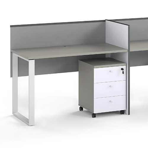 2-Person Linear Office Workstation with Central Divider. Home Office Garden | HOG-HomeOfficeGarden | online marketplace