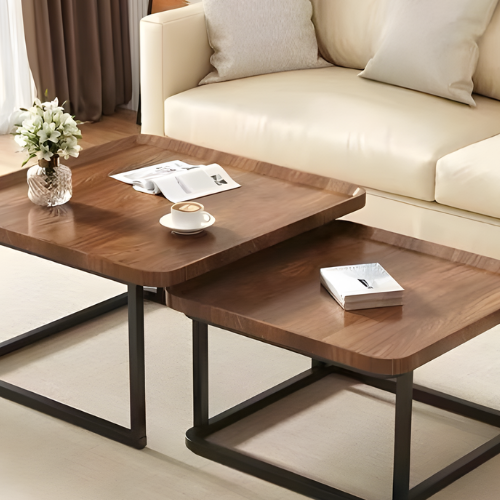 2-in-1 Brown Square Center Table @HOG - Home, Office, Online Marketplace