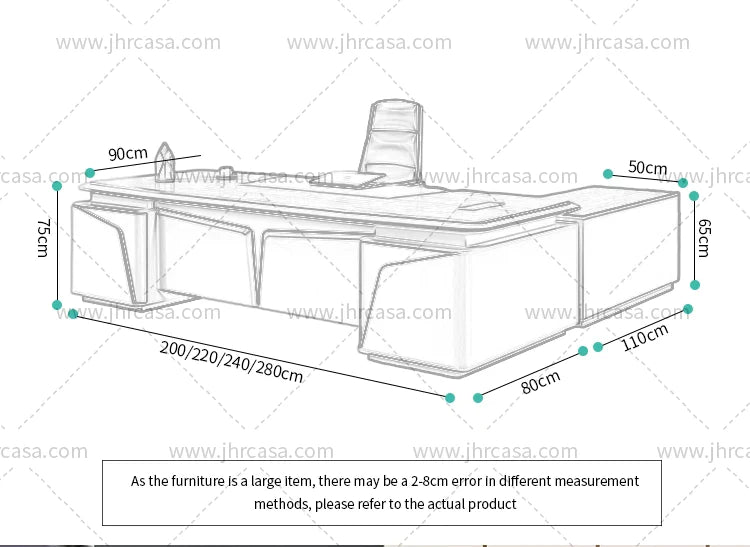 2.4 Meter Executive Table. @HOG - Home Office Garden Online Marketplace