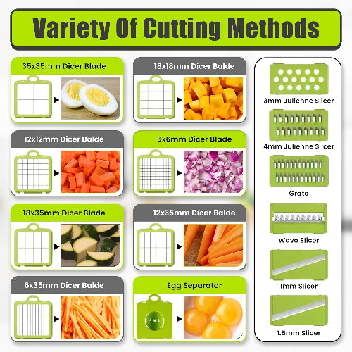 22-in-1 Food Chopper and Slicer. Home Office Garden | HOG-HomeOfficeGarden | online marketplace