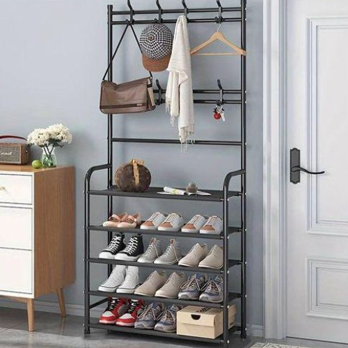 2 IN 1 Cloth Hanger And Shoe Rack BIGGEST SIZE @HOG - Home, Office, Garden, Online Marketplace