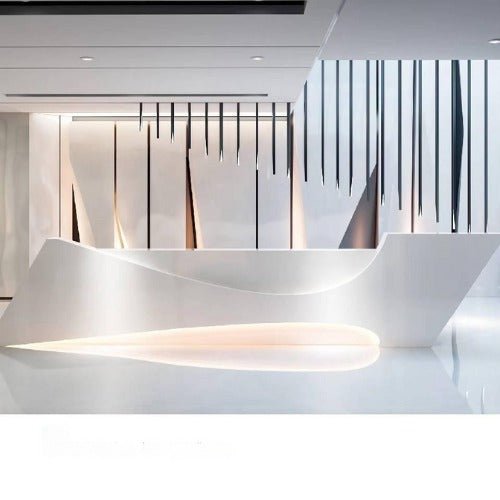 2 Person Classic Reception Desk 2.8 Meter. @HOG - Home Office Garden Online Marketplace