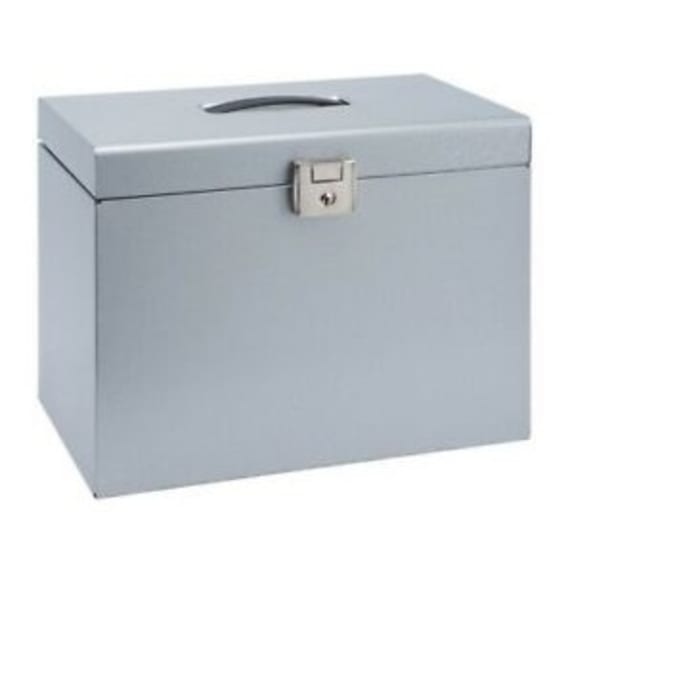 Metal File Box + 5 Suspension Files