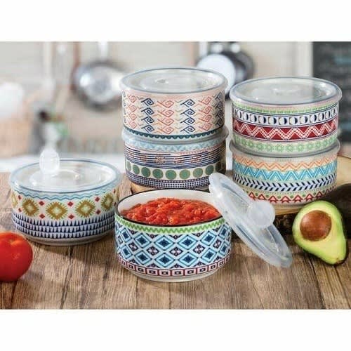 Signature Housewares 6-piece Stoneware Storage Bowls. Home Office Garden | HOG-HomeOfficeGarden | online marketplace