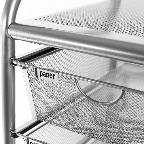 Seville 10 Drawer Cart & Ibi ipamọ