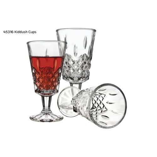 Godinger Studio Crystal By Godinger Set Of 6 Footed Glasses