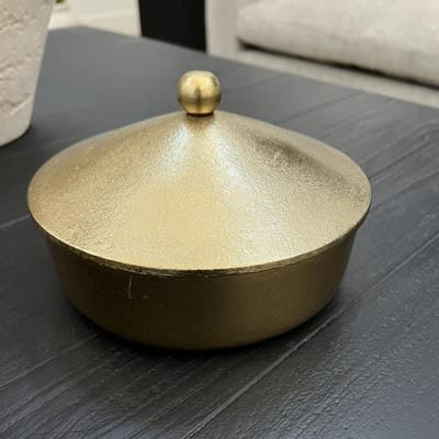 Threshold Short Brass Canister Designed With Studio Mcgee. Home Office Garden | HOG-HomeOfficeGarden | online marketplace