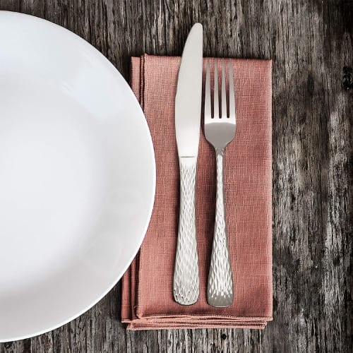 Hampton Forge Hammered Cutlery Set - 20pcs