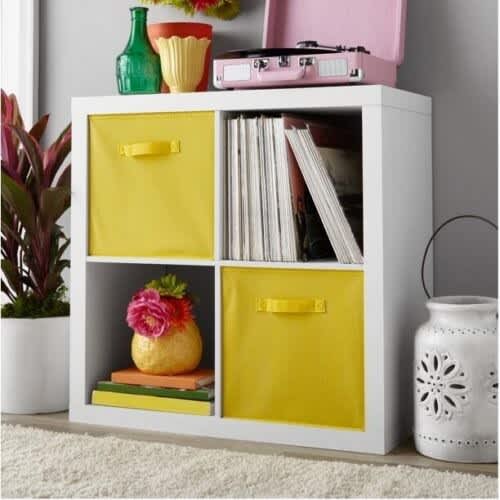 Brightroom Storage 4 Cube Organizer - White - 13”. Home Office Garden | HOG-HomeOfficeGarden | online marketplace