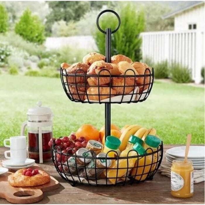 Member's Mark 2-tier Round Fruit Basket Stand