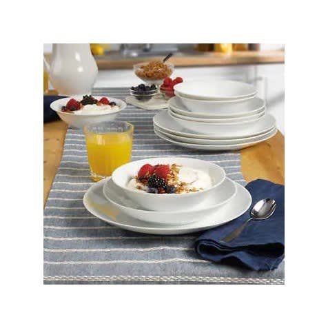 Mikasa Gingko Mikasa Everett 101-nkan Flatware Ṣeto