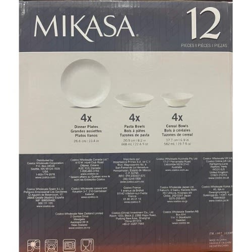 Mikasa Gingko Mikasa Everett 101-nkan Flatware Ṣeto
