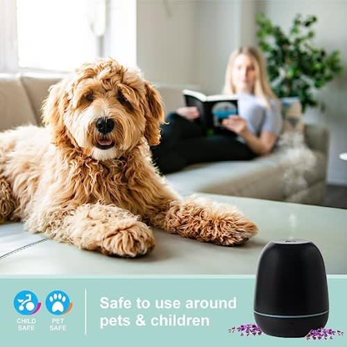 Aroma humidifier pẹlu Imọlẹ Ibaramu Alẹ Awọ,