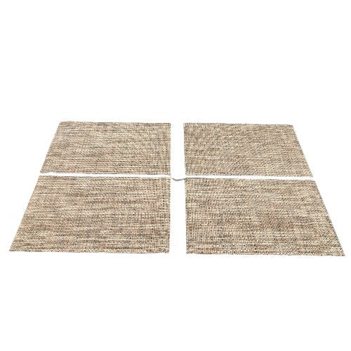 Leisuregrow Table Mats For Dining Table - Cross-woven Placemat - Set of 4. Home Office Garden | HOG-HomeOfficeGarden | online marketplace