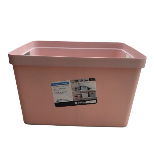 Storage Solutions Storage Box With Lid - 28 X 37 X 22cm