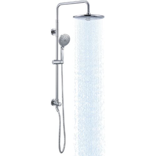Shower System Head With Handheld Spray - 11+1 Multi Functions - 10”. Home Office Garden | HOG-HomeOfficeGarden | online marketplace