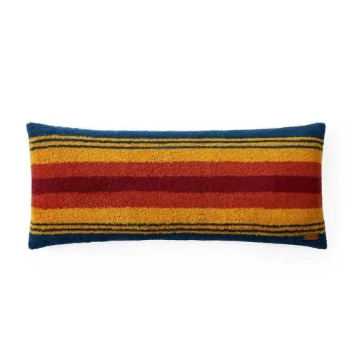 Pendleton Oversized Sherpa Bolster Pillow - Grand Canyon 48”x 20” (50cm X 121cm)