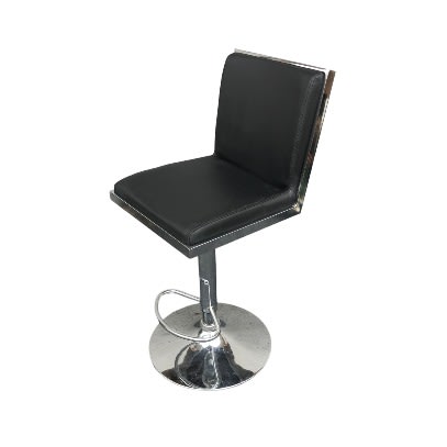 Bayside Swivel Adjustable Height Stitched Gas Lift Bar Stool - Black. Home Office Garden | HOG-HomeOfficeGarden | online marketplace