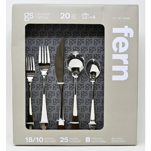 Gourmet Settings Fern Flatware Set - 20-Piece. Home Office Garden | HOG-HomeOfficeGarden | online marketplace