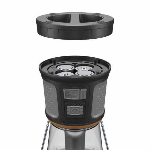 Duracell 2000 Lumen Battery - Solar & Electric Powered Lantern