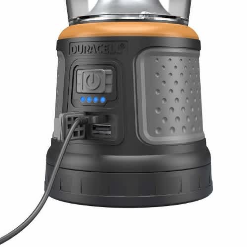 Duracell 2000 Lumen Battery - Solar & Electric Powered Lantern