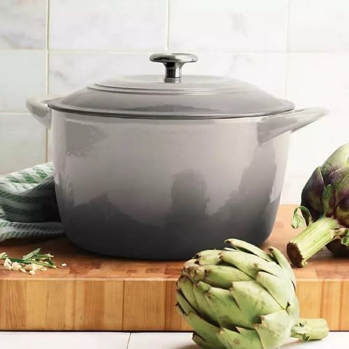 Tramontina Enameled Cast Iron 7-quart Dutch Oven - Oyster. Home Office Garden | HOG-HomeOfficeGarden | online marketplace