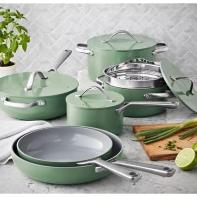 Member's Mark 11-piece Modern Ceramic Cookware Set. Home Office Garden | HOG-HomeOfficeGarden | online marketplace