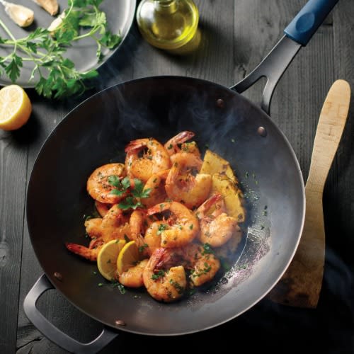 Tramontina 12.5in Carbon Steel Wok. Home Office Garden | HOG-HomeOfficeGarden | online marketplace