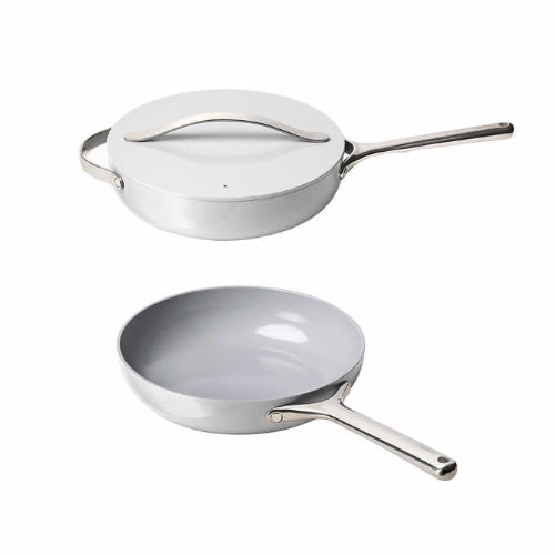 Caraway 3-piece Ceramic Non-stick Sauté Pan Set. Home Office Garden | HOG-HomeOfficeGarden | online marketplace