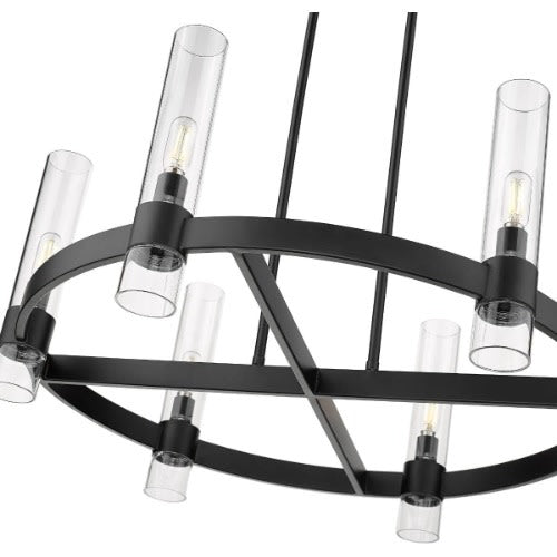 Bennetti Bennet 6-light Led Cylinder Shade Chandelier