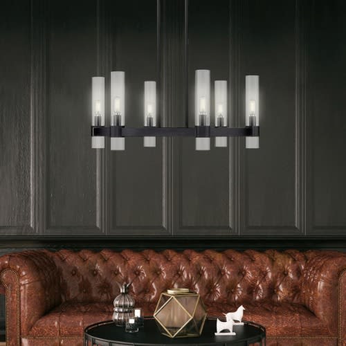 Bennetti Bennet 6-light Led Cylinder Shade Chandelier