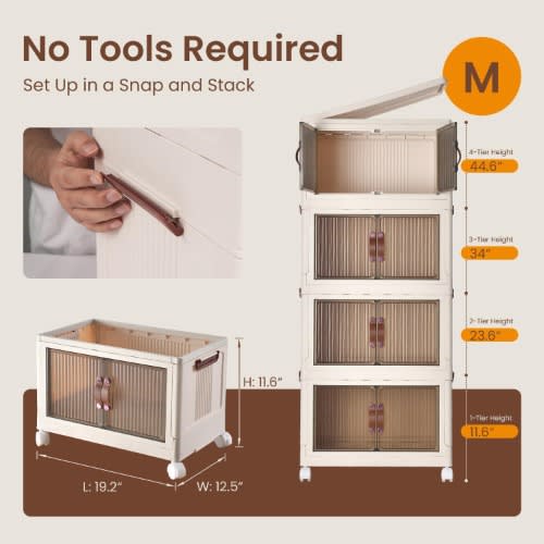 3 Ipele Wide Selifu - Black