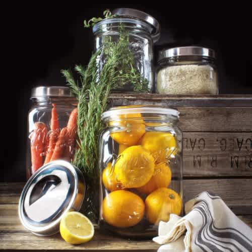 Mason Craft & More Glass Canister Set - 4-piece