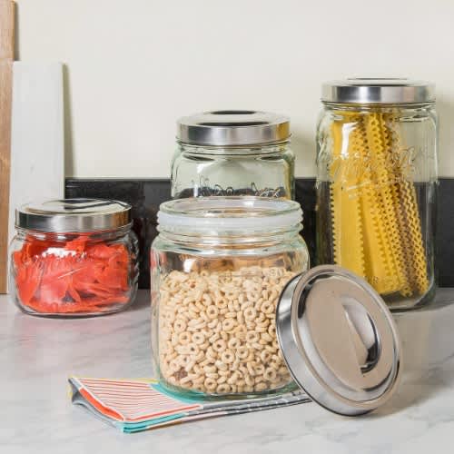 Mason Craft & More Glass Canister Set - 4-piece