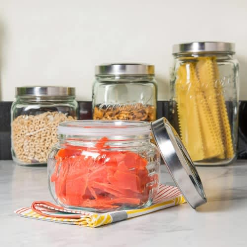 Mason Craft & More Glass Canister Set - 4-piece