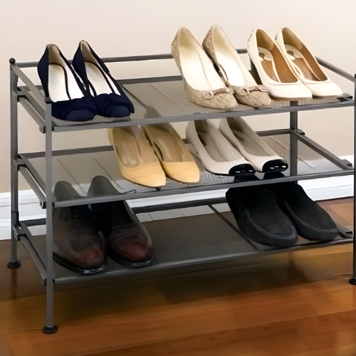3 Tier Mesh Utility Shoe Rack @HOG - Home, Office, Garden, Online Marketplace