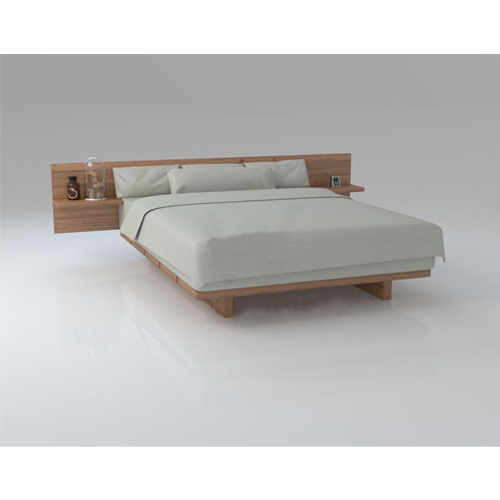 Adanna Bedframe (Light-Walnut). Home Office Garden | HOG-HomeOfficeGarden | online marketplace