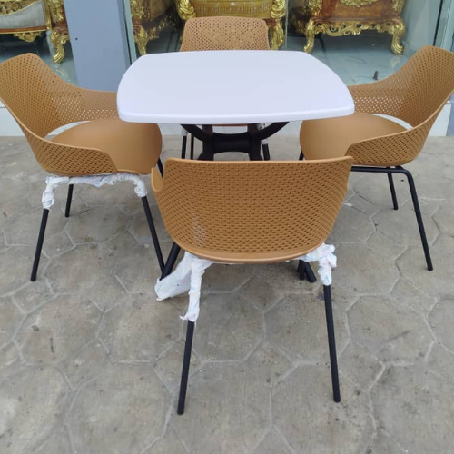 4-Seater Dining Set with Square Table @HOG - Home, Office, Garden, Online Marketplace