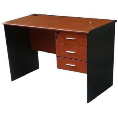 4 feet Office Table with 3 Drawers - Cherry. Home Office Garden | HOG-HomeOfficeGarden | online marketplace