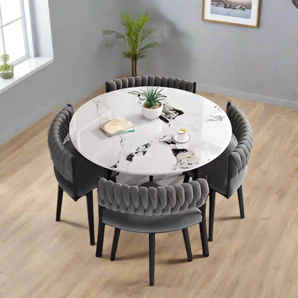 4 Seater Round Dining Set @ HOG