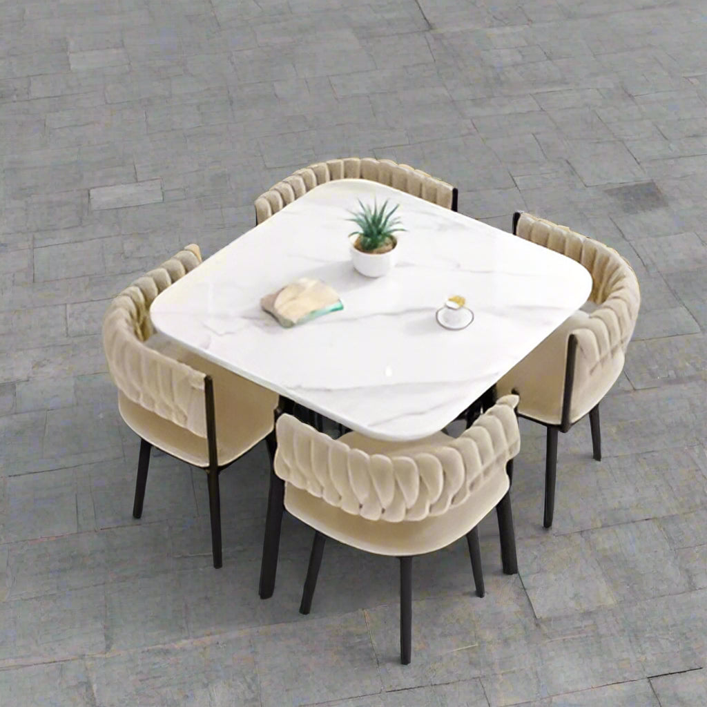 4 Seater Square Dining Set @ HOG